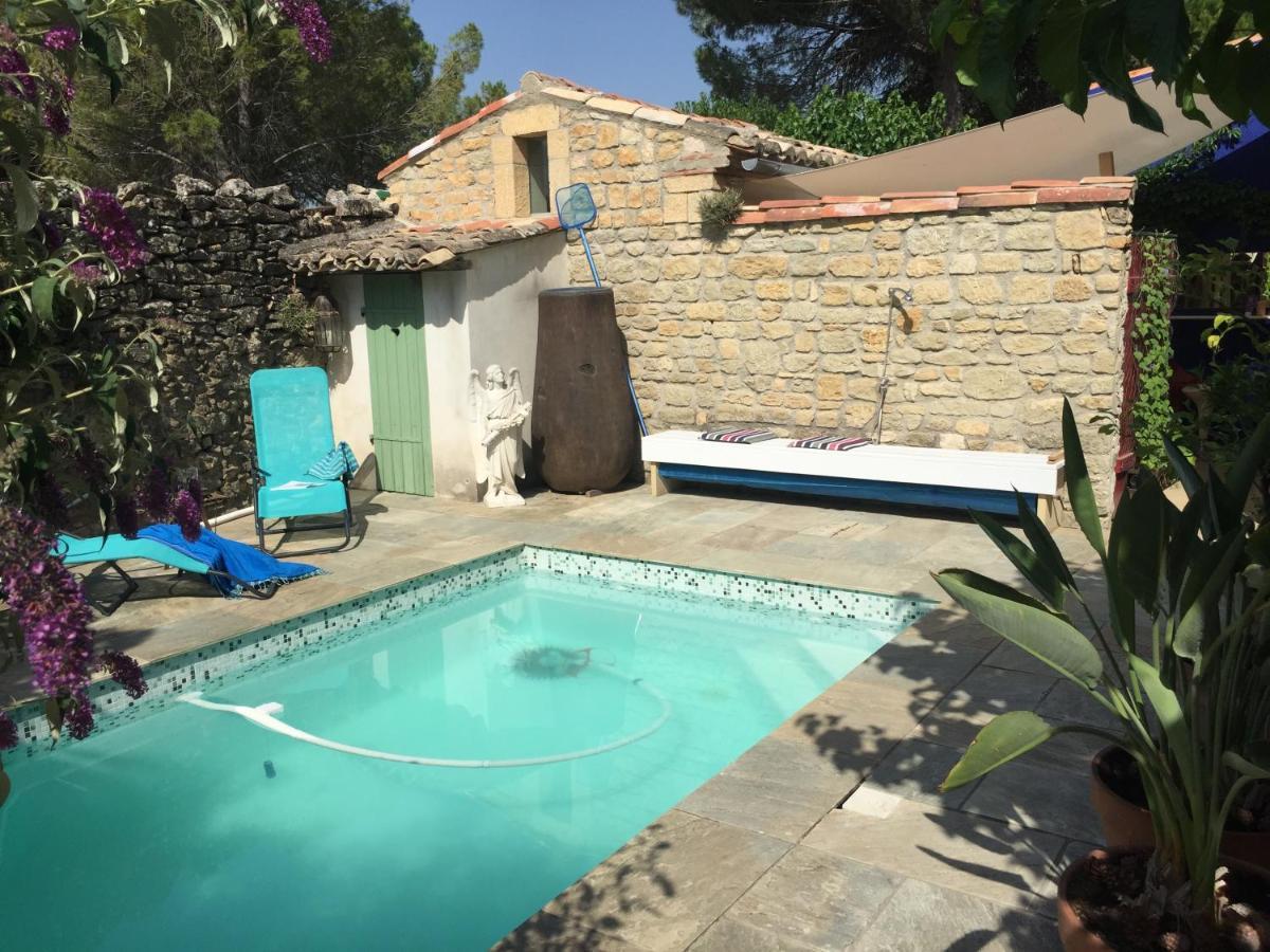 Charming Stone Villa With Pool & Garden Montaren-et-Saint-Médiers 外观 照片